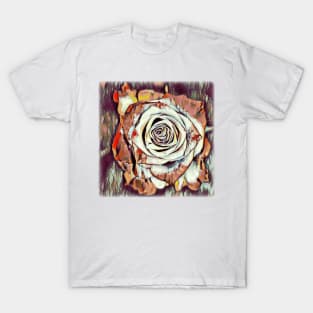 Vintage Art Rose T-Shirt